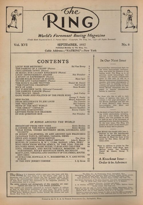 Table of Contents
