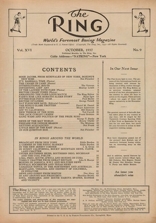 Table of Contents