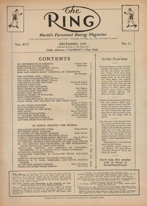 Table of Contents