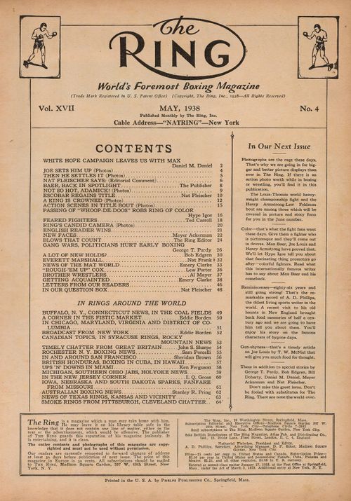 Table of Contents