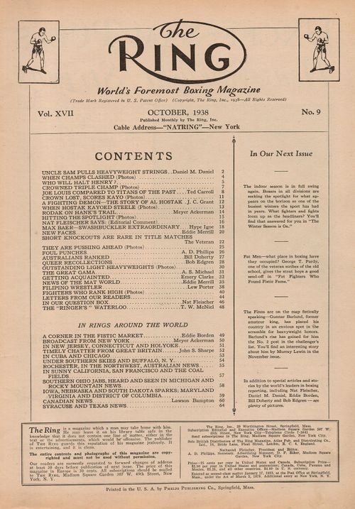 Table of Contents