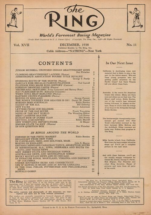 Table of Contents
