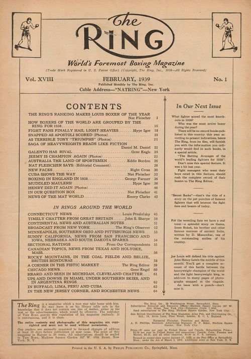 Table of Contents