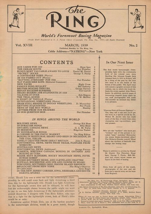 Table of Contents