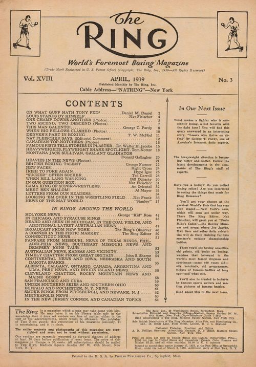 Table of Contents