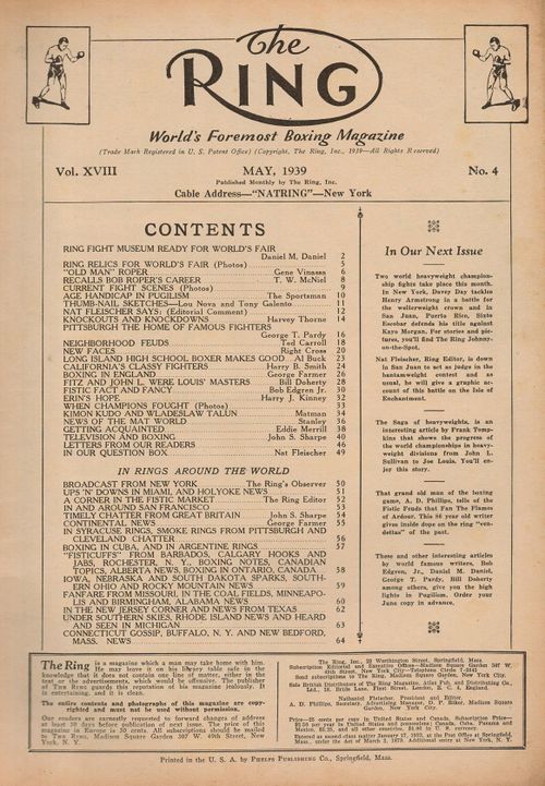 Table of Contents