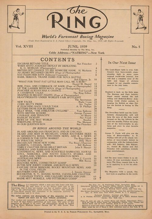 Table of Contents