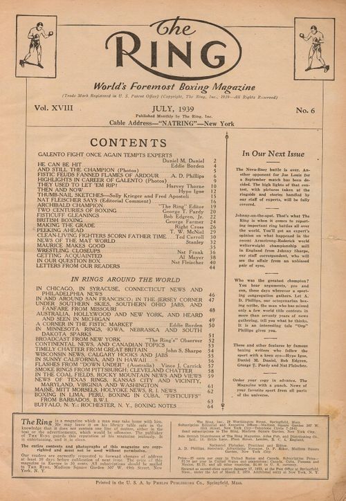 Table of Contents