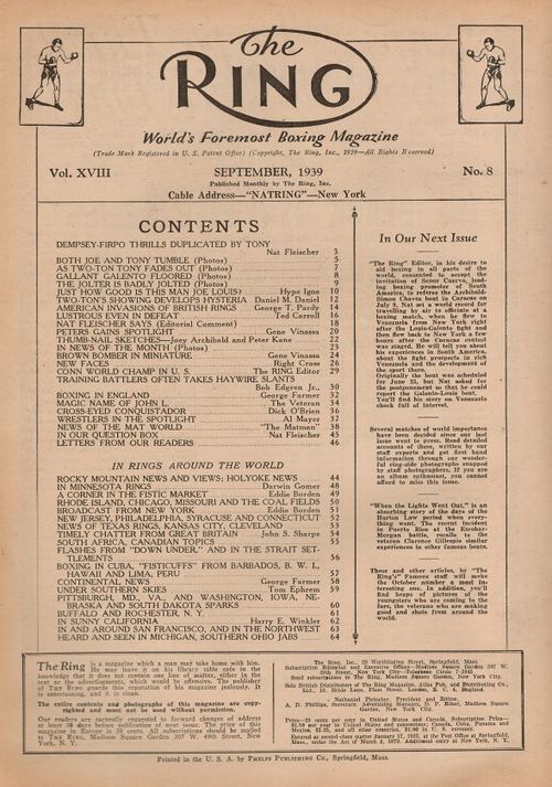 Table of Contents