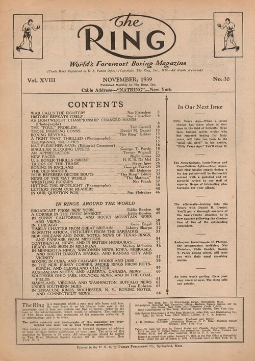Table of Contents