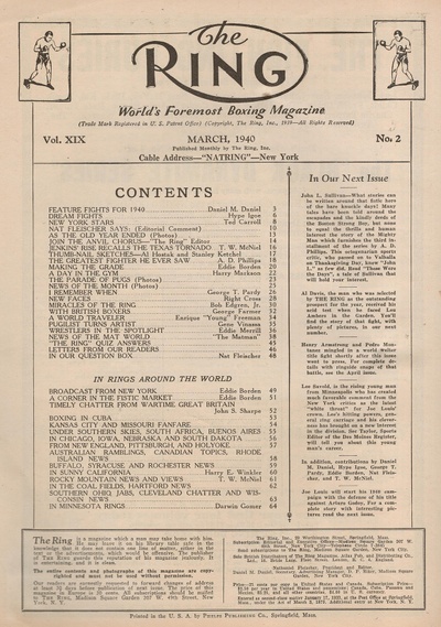 Table of Contents