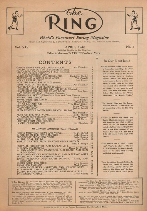 Table of Contents