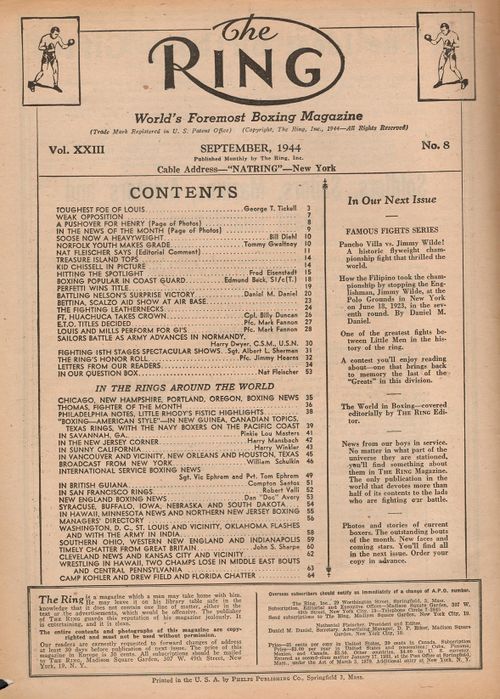Table of Contents