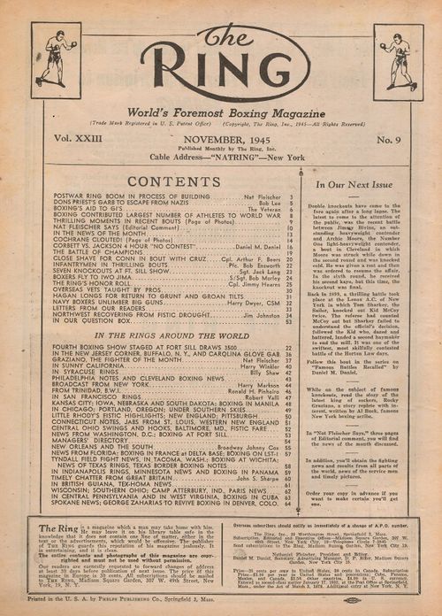 Table of Contents