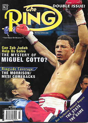 Cover with Miguel Angel Cotto