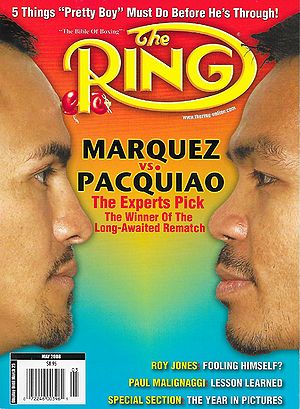 Cover with Juan Manuel Marquez & Manny Pacquiao