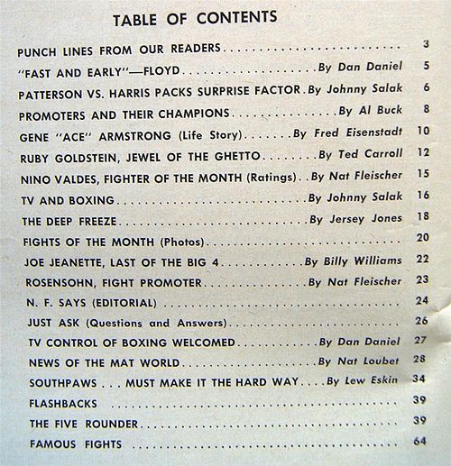 Table of Contents